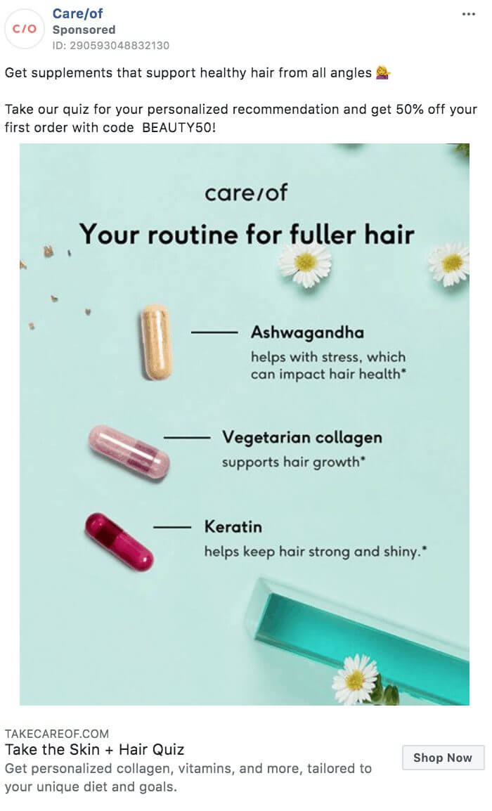 101 eComm Brands Making Facebook Ads You’ll Want to Click 85 Careof