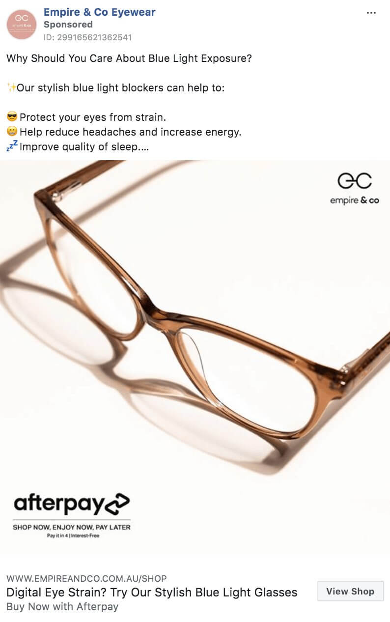 101 eComm Brands Making Facebook Ads You’ll Want to Click 50 Empire