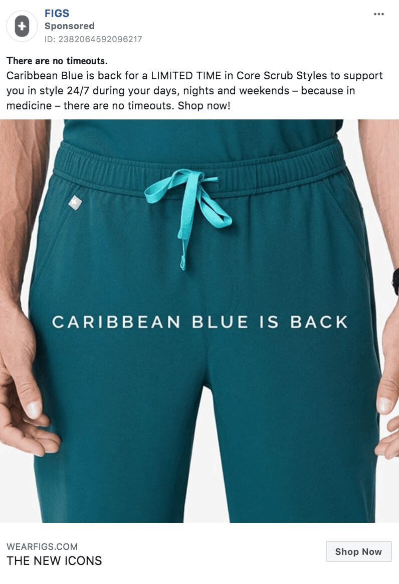 101 eComm Brands Making Facebook Ads You’ll Want to Click 35 FIGS