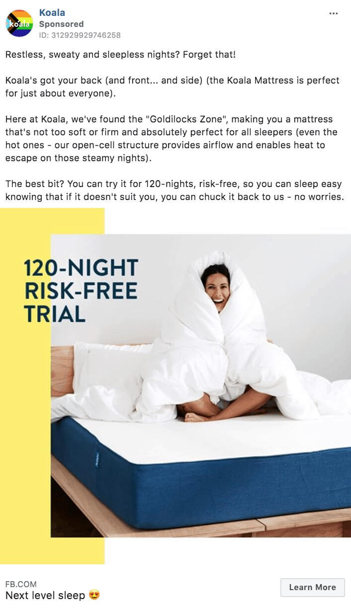 101 eComm Brands Making Facebook Ads You’ll Want to Click 55 Koala