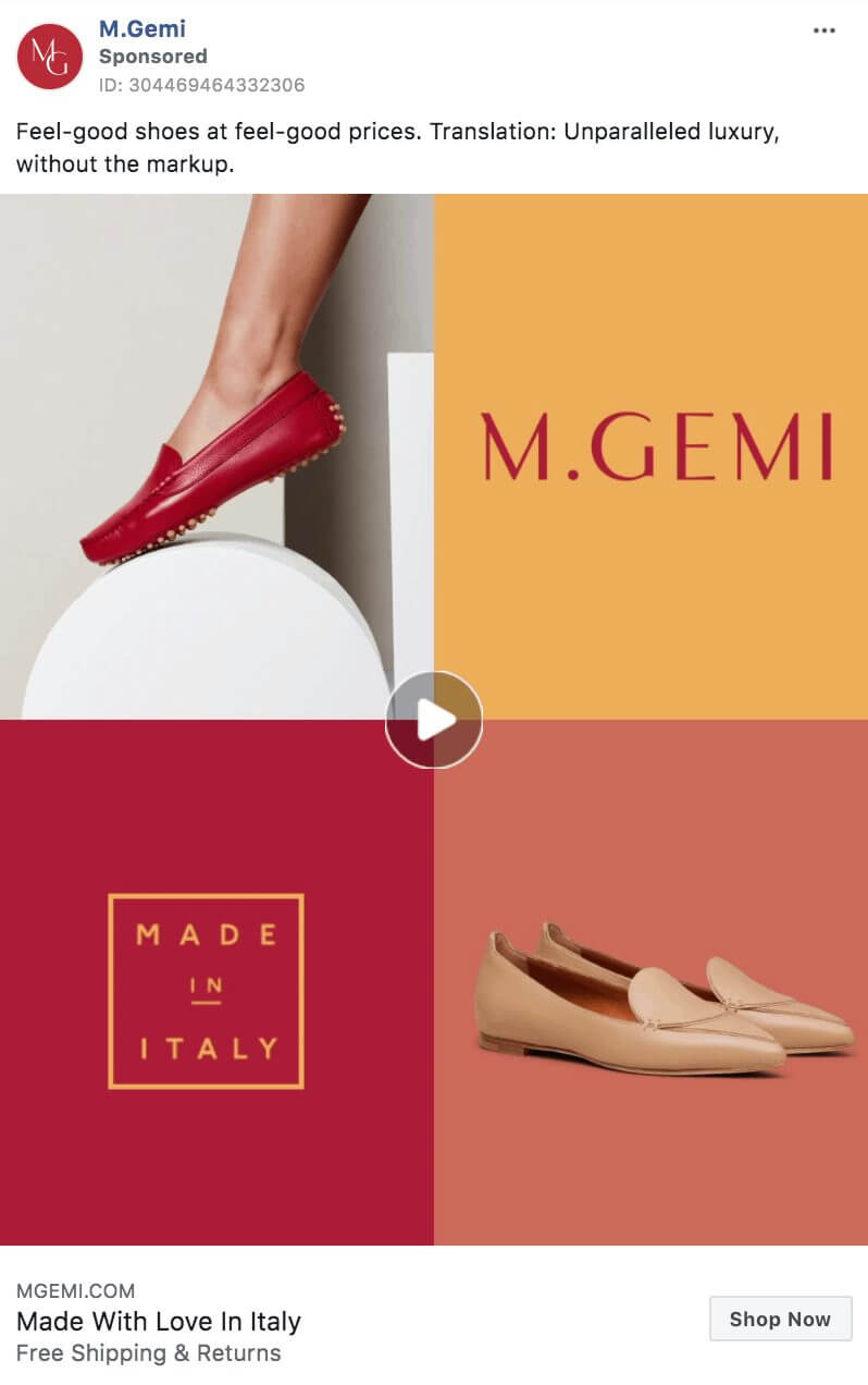 101 eComm Brands Making Facebook Ads You’ll Want to Click 38 M. Gemi 1