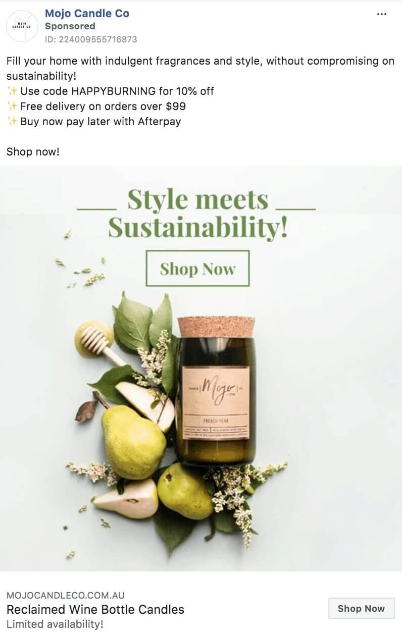 101 eComm Brands Making Facebook Ads You’ll Want to Click 58 Mojo