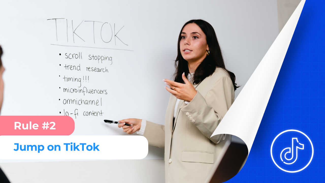 Better Marketing In 2024 – 11 Trends and Predictions to Grow your Business Online 5 Rule #2 Jump On TikTok, Or Get Left Behind