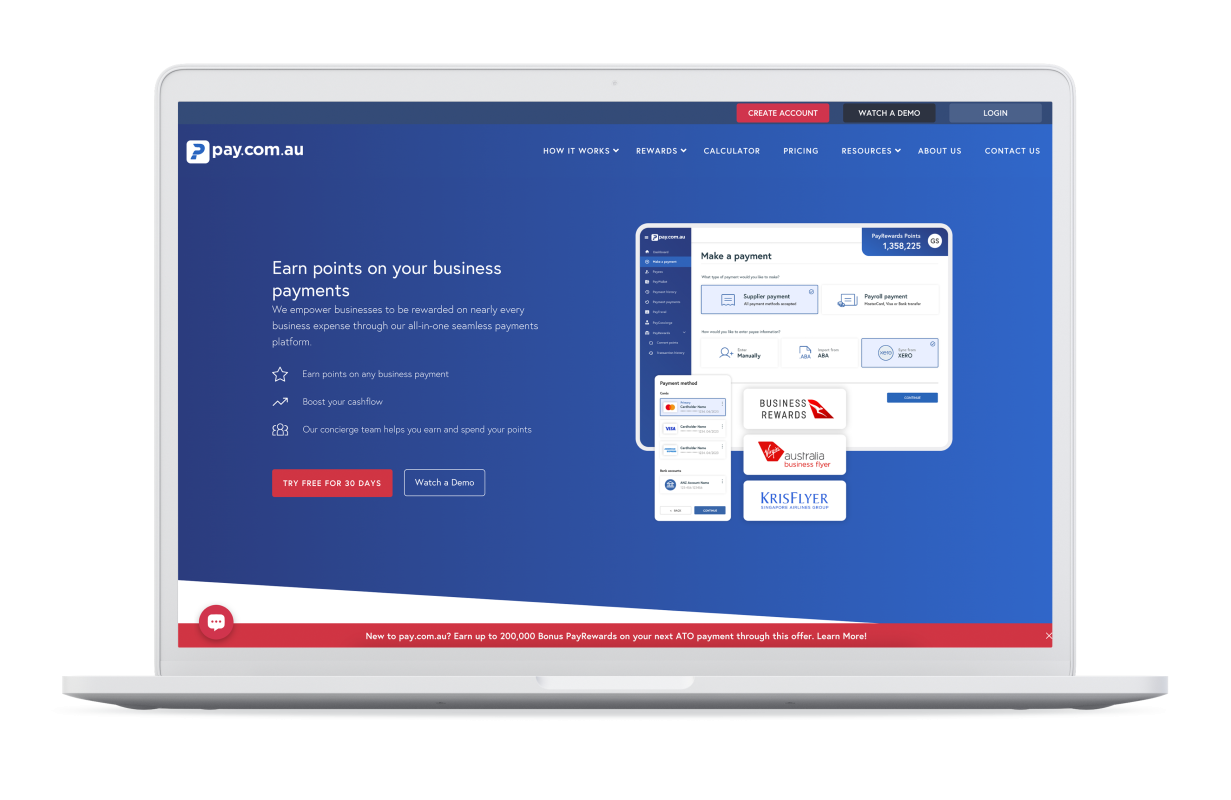 Pay Laptop Mockup