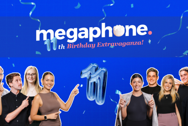 Megaphone Birthday Page